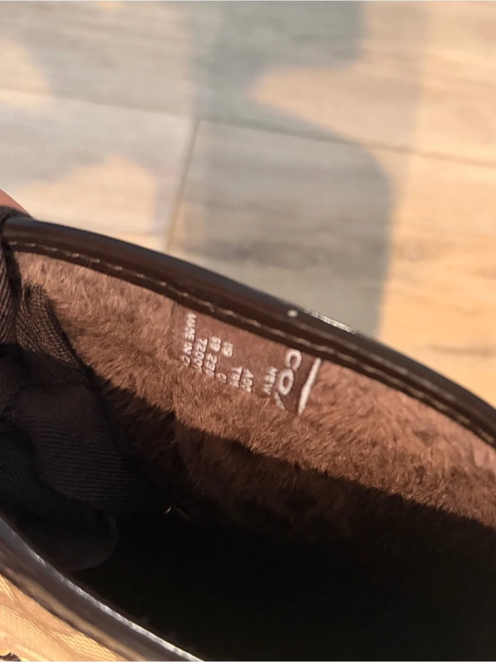 Coach Beige BrownSignature Tall Rain Boots with Brown Trim